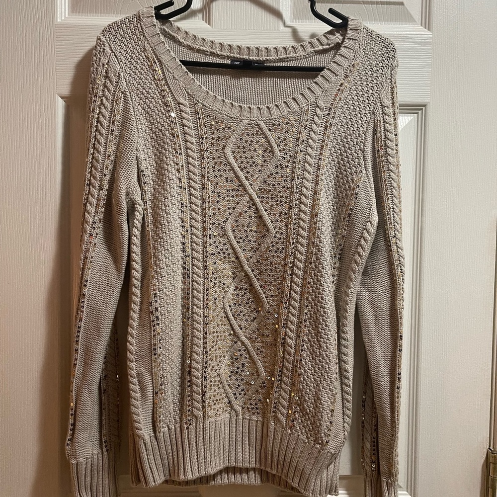 Gap Knit Sequin Sweater